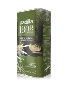 Aceite de oliva virgen extra 12 latas de 1L