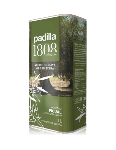 Aceite de oliva virgen extra 12 latas de 1L