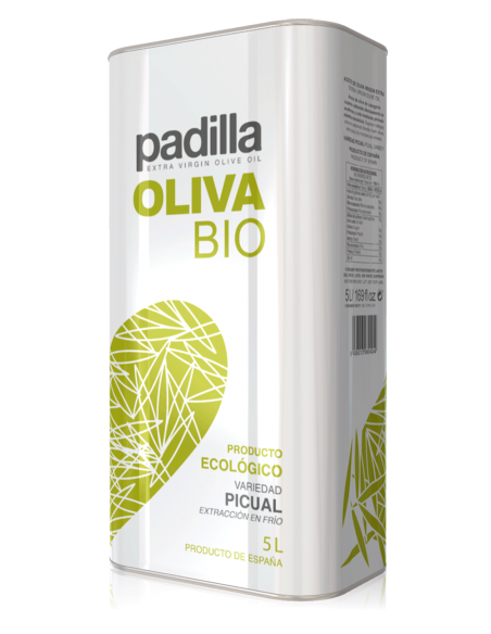 Aceite de oliva virgen extra ecológico 2 latas de 5L